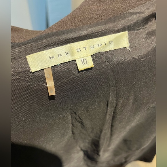 Max Studio brown jacket size 10 - Picture 4 of 6